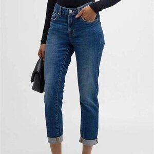 Frame Le Garçon (LGJ151) “Othello” Mid‑Rise Boyfriend Jeans – Size 28 (US)